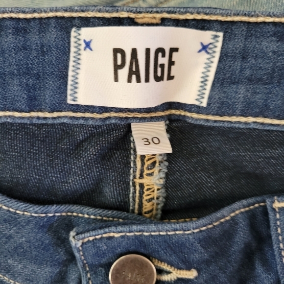 Paige Denim 30 Hoxton Ankle Jeans Medium Wash Curvy Fit - Picture 6 of 7